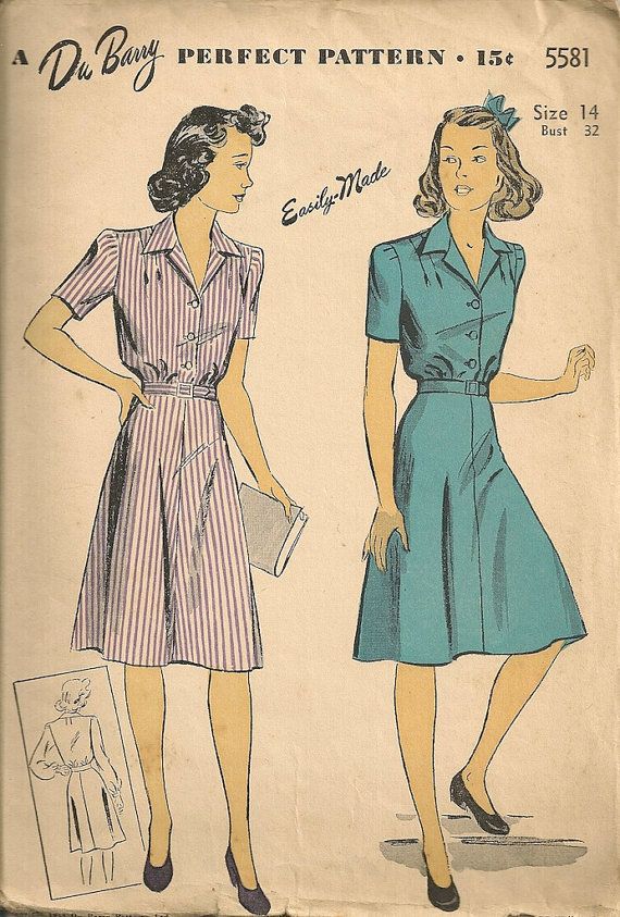 Chronically Vintage: Forty fantastic 1940s sewing patterns under $40